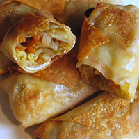 Baked Vegetable Egg Rolls