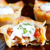 Crunchy Taco Cups