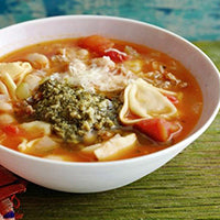 Sausage, White Bean and Tortellini Soup