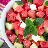 Watermelon, Feta & Quinoa Salad