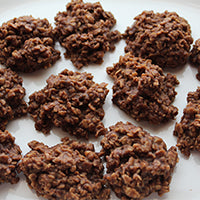 Peanut Butter-Chocolate No-Bake Cookies