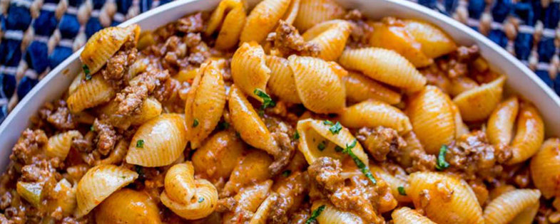 Easy Cheesy Taco Pasta