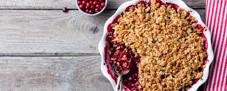 Crustless Cranberry Pie