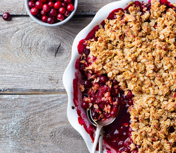 Crustless Cranberry Pie