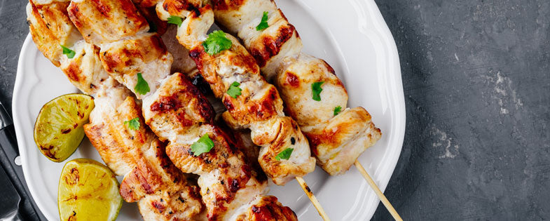 Easy Grilled Chicken Kabobs