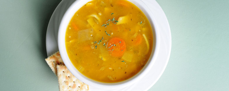 Chicken Soup from a Store-Bought Rotisserie Chicken