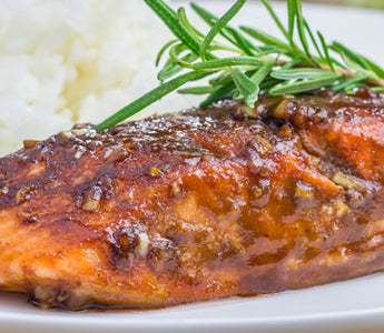 Honey Garlic Glazed Salmon