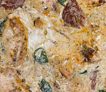 Creamy Sun-Dried Tomato Chicken and Orzo