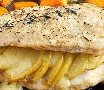 Apple Gouda Stuffed Chicken