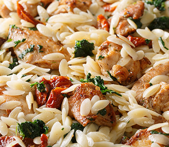 Orzo with Chicken Sausage