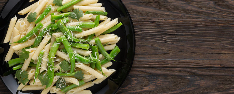 Lemon Garlic Green Bean Pasta Dish