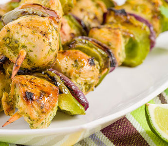 Cilantro Lime Chicken Kebabs