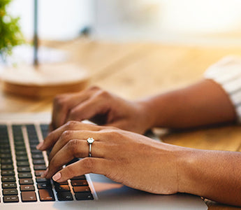 Woman with laptop