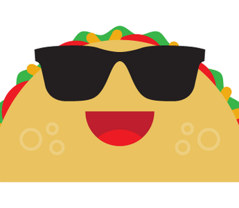 Taco with Sunglasses