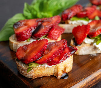 Strawberry Goat Cheese Bruschetta