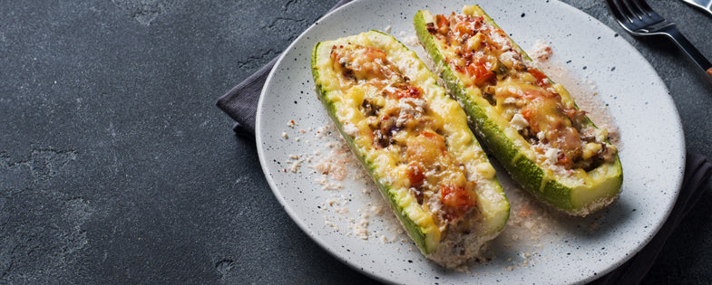 Southwest Stuffed Zucchini Boats