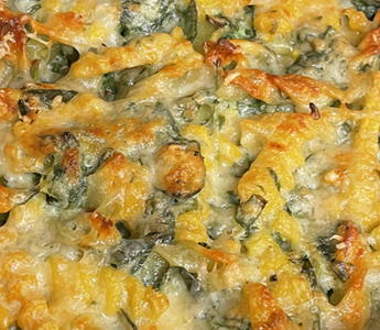 Winter Squash And Spinach Pasta Bake