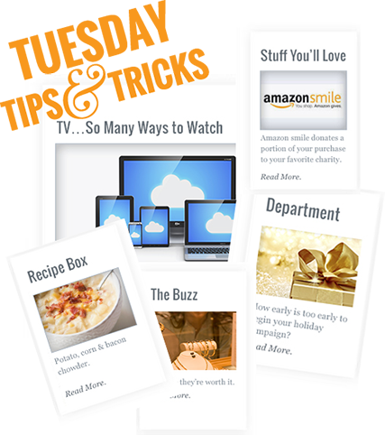 Tuesday Tips & Tricks