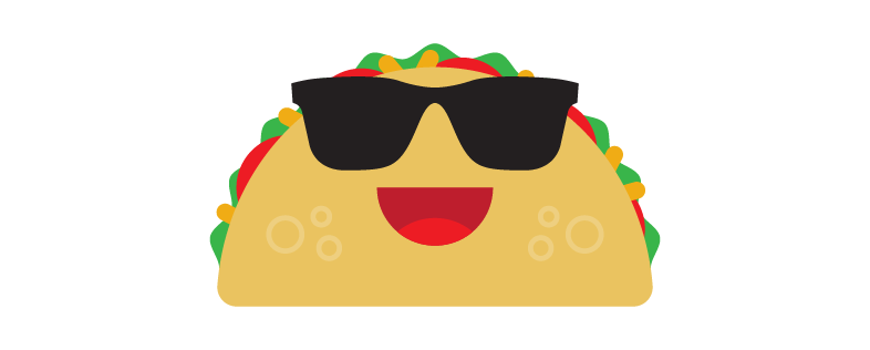 Taco with Sunglasses