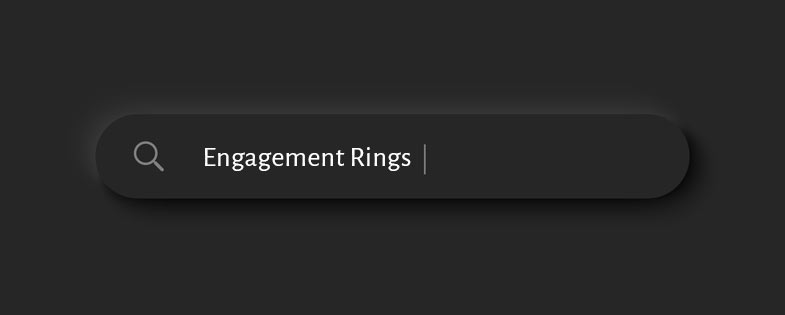 Online search for engagement rings